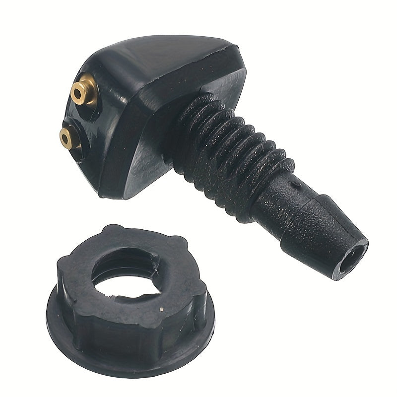 2pcs Car Water Spray Nozzle Front Glass Double Hole Sprayer