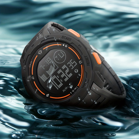 Boys & Teenagers Large Dial Sports Multifunctional Luminous Watch