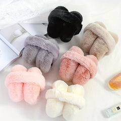 Foldable Earmuffs Winter Warm Plush Ear Covers Stylish Thickened Ear Warmer