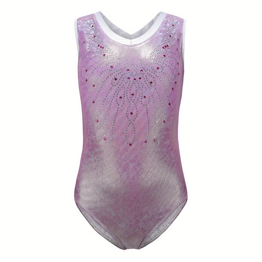 Breathable Sleeveless Ballet Leotard Dance Romper Girls Gymnastics