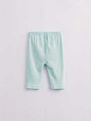 Girls Summer Cropped Leggings Assorted Colors Elastic Knit Pants