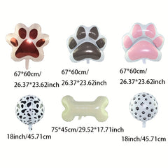 Dog Paw & Bone Balloon Toy for Pets
