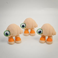 Marcel The Shell with Shoes On 3D Print Mini Model for Car