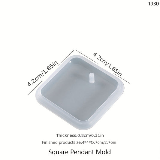 Resin Pendant Casting Silicone Molds Set