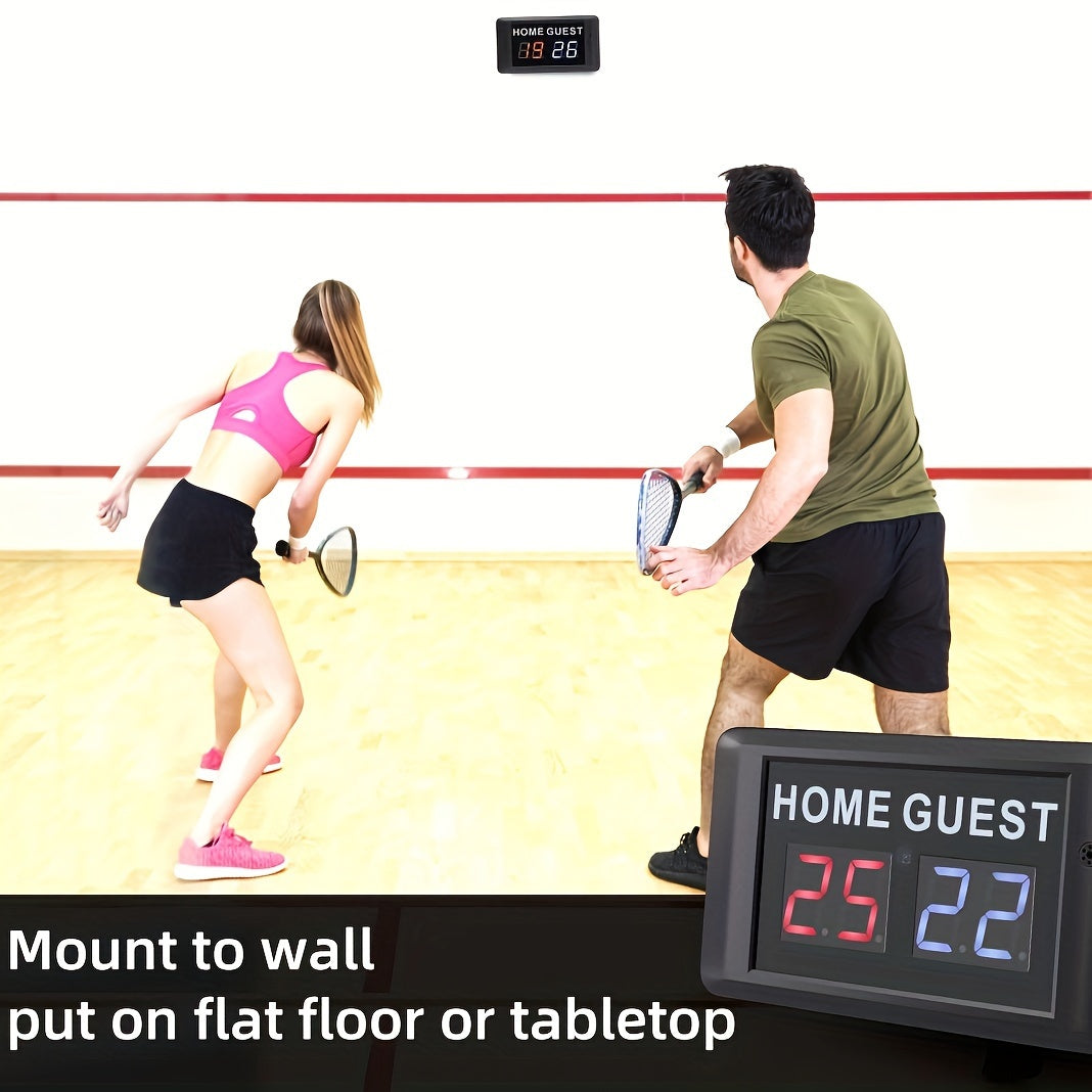 LED Electronic Scoreboard - Remote Control - For Table Tennis Basketball