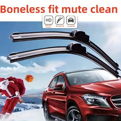Universal U J Type Car Wiper - Silent & Durable
