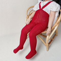 Girls Plain High Elastic Overalls Tights Pantyhose Spring Summer