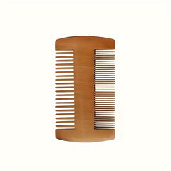 Beard Brush Comb Set Bristle Wooden Comb Facial Styling Grooming