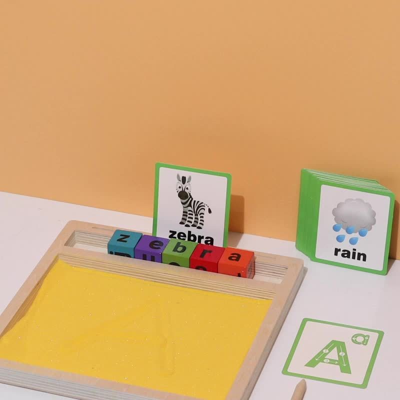 Sand Painting Number Building Block Set Educational