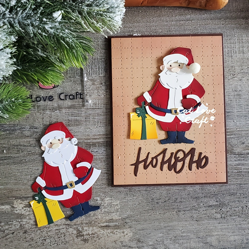 Catlove Santa Claus Gift Christmas Metal Cutting Dies for Card Making