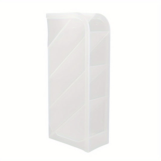 Desktop Pen Organizer Translucent Storage Case