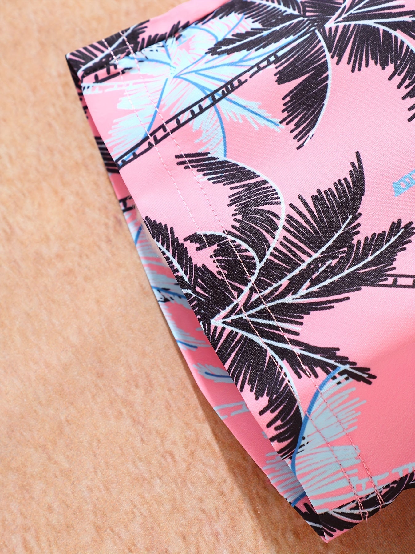 Boys Tropical Coconut Trees Casual Shorts for Beach Vacation