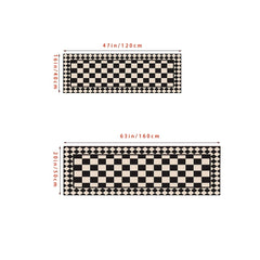 Modern Kitchen Floor Mat Absorbent Non-slip Runner Mat for Living Room