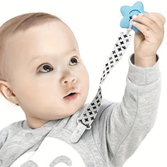 4pcs Baby Pacifier Chains Clips Set Teething Toys Teether
