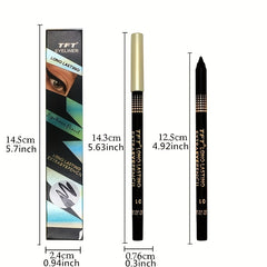 Coffee Eyeliner Pen Waterproof Smudge Proof Long-Lasting