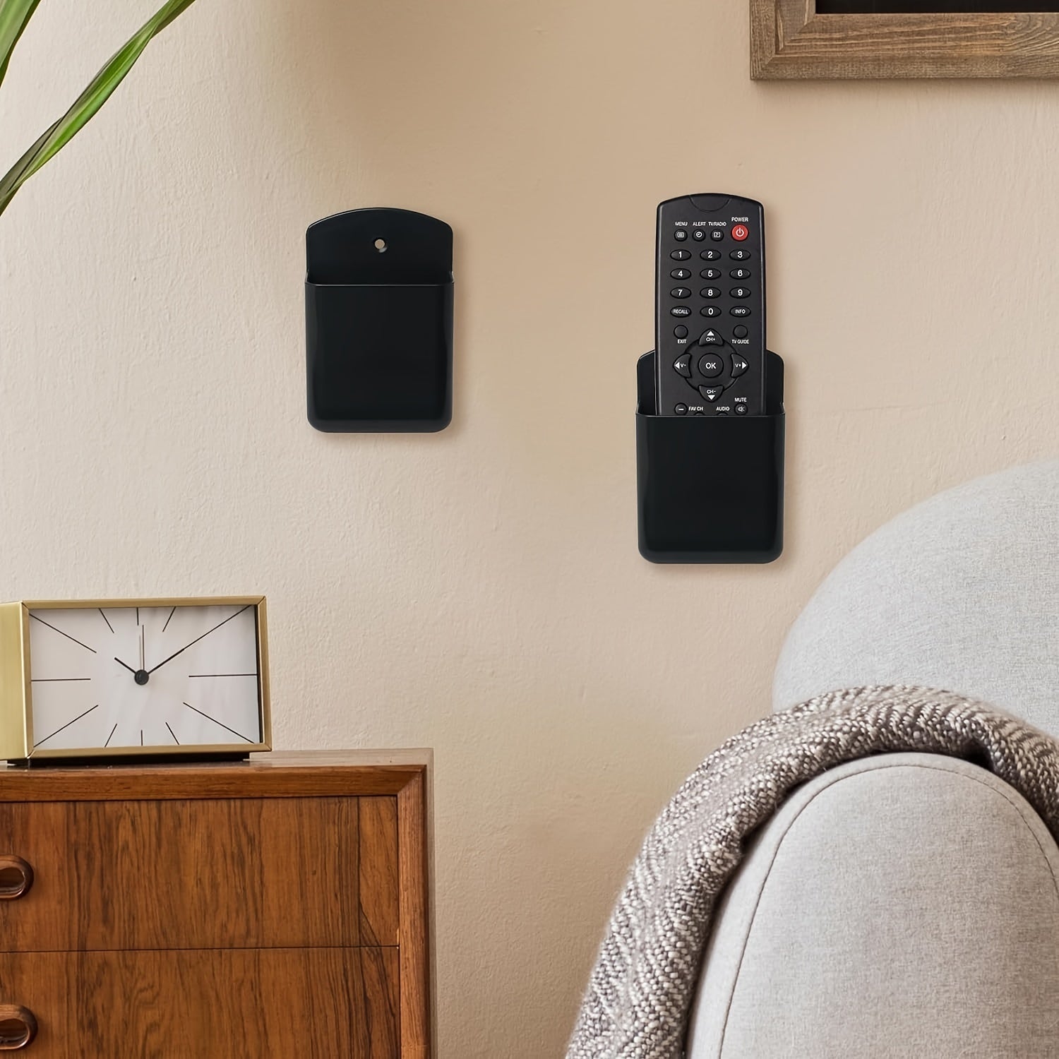 Remote Control Holder Wall Mount Self Adhesive