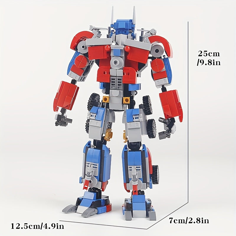 1000 pcs Transforming Robot and Car Building Blocks Set