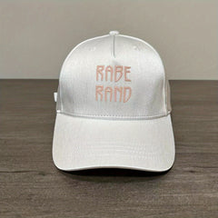 Silk Satin 3D Embroidered Baseball Cap Sunscreen Casual Cap