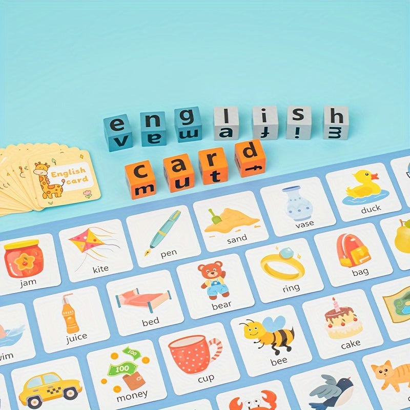 Wooden Building Blocks Set for Kids