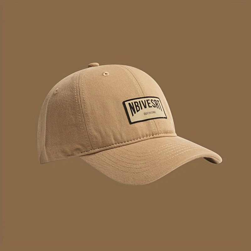 Japanese Retro Soft Top Baseball Cap Patched Sunshade Peaked Cap