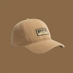 Japanese Retro Soft Top Baseball Cap Patched Sunshade Peaked Cap