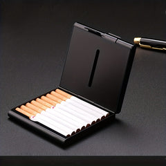 Portable Leather Cigarette Case Pocket Box For 20 Regular Size