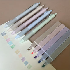10pcs Pastel Highlighter Pens & Colored Gel Pens Set for Study