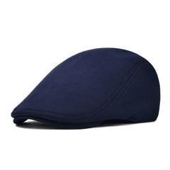 Men's Cotton Peaked Cap Solid Color