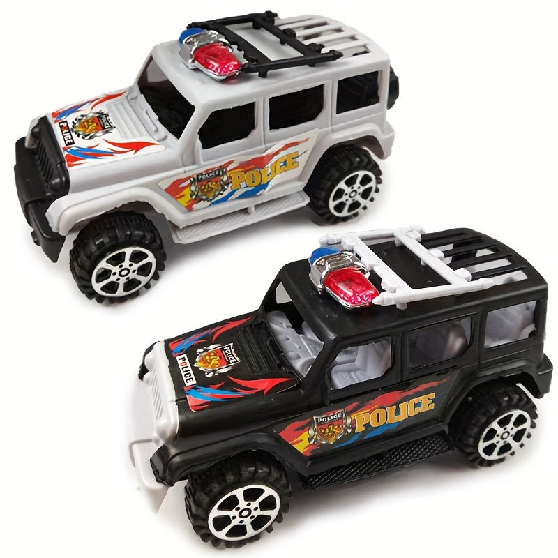 Kids Plastic Pull String Off Road Toy Car Model