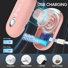 Mini Lash Fan Portable Fan Dryer Rechargeable Type C Fan