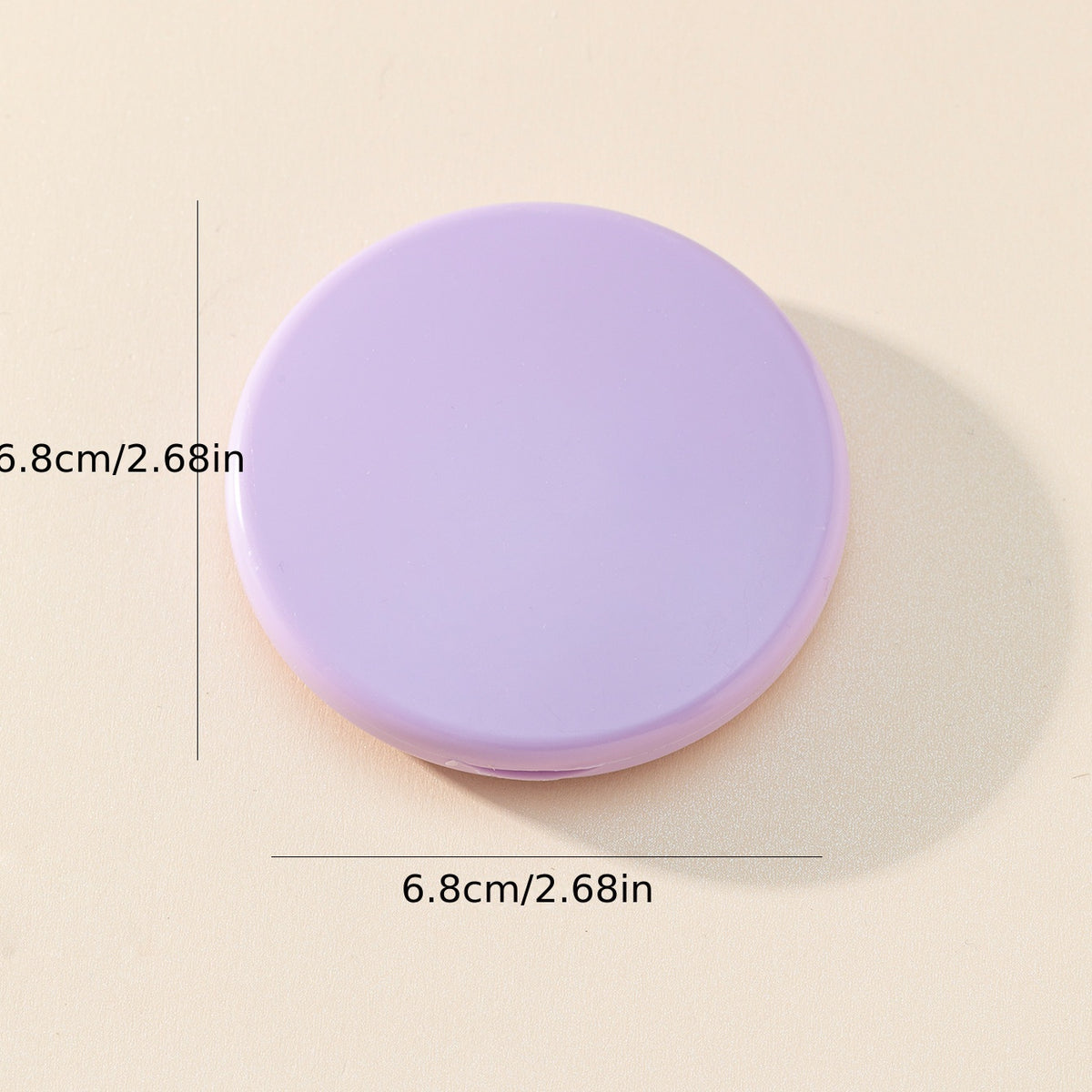 Purple Folding Compact Mirror Double Side Cosmetic Touch up Makeup Vanity Mirror