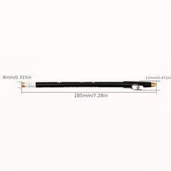 Wooden Makeup Pen With Pencil Sharpener Pearlescent Lip Liner Eyeliner