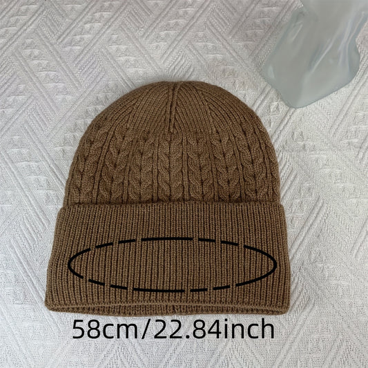 Winter Knitted Hat Ear Protection Beanie Hat Men & Women