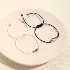 Boho Style String Anklet Set Vintage Ankle Bracelet for Women 2 Pcs