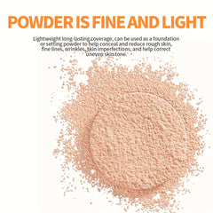 Waterproof Loose Setting Powder for Concealer, Makeup Fixing