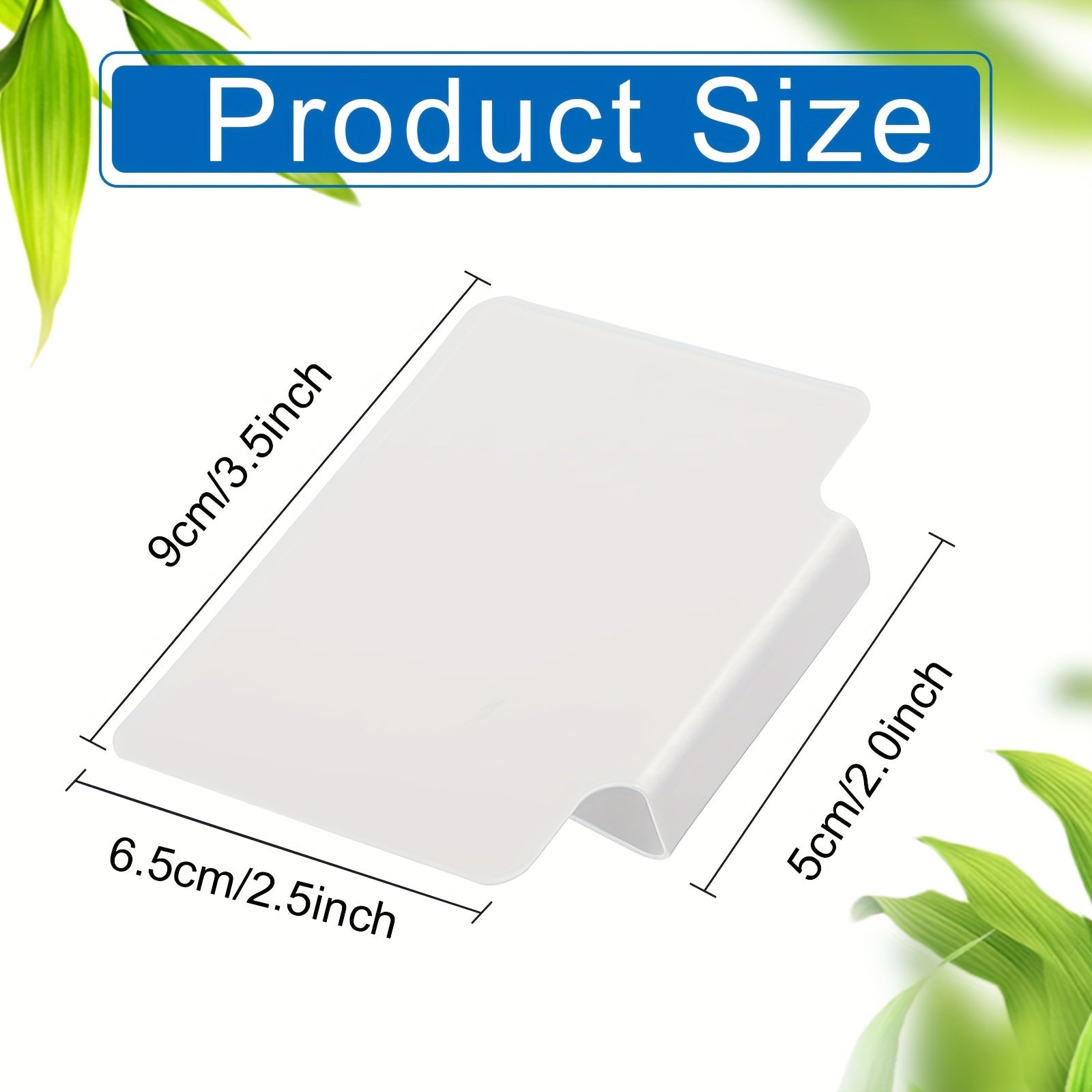 10pcs Plastic Clip on Baskets & Bin Labels for Office Organization