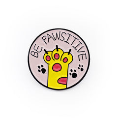 Round Cat And Dog Paw Brooch, 6 Styles