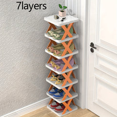 Foldable Shoe Shelf Indoor Space Saving Shoe Rack