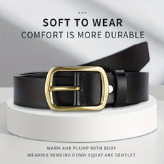 Men's Casual PU Leather Belt for Jeans & Pants