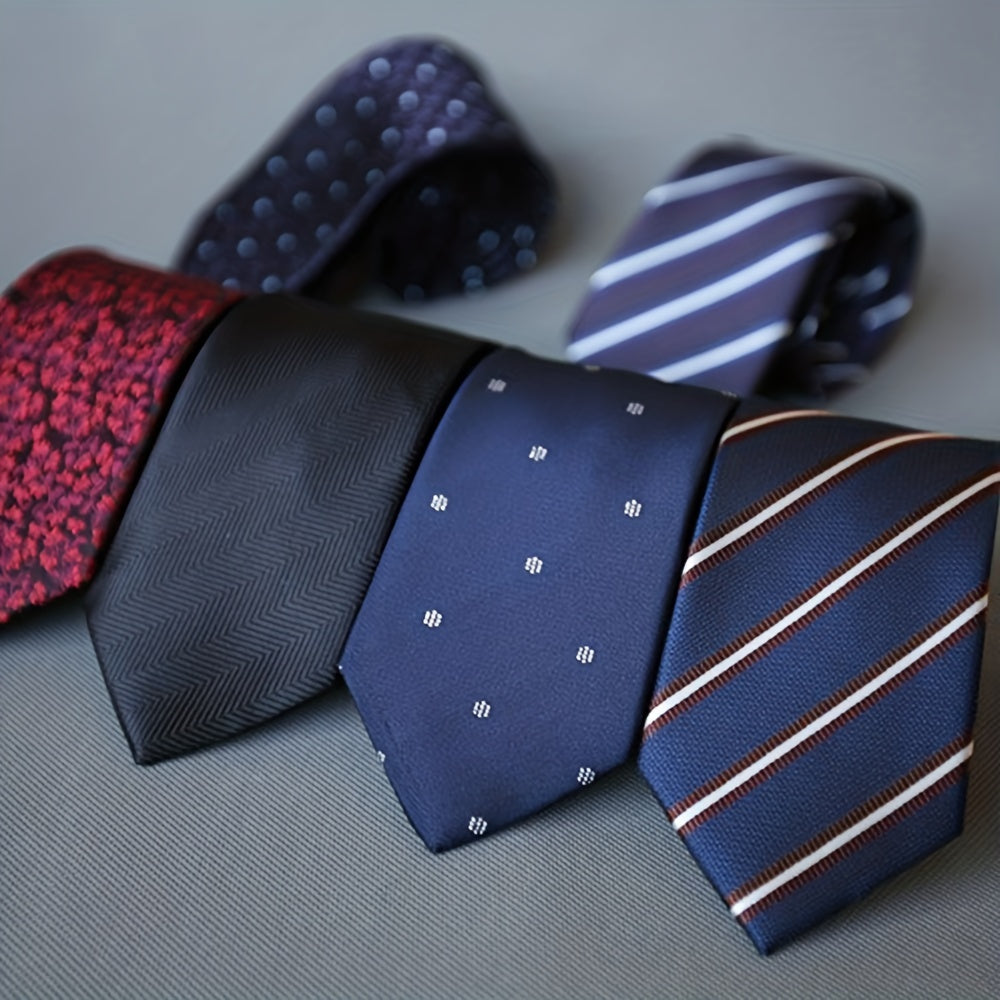 Men's Formal Striped Tie For Groom Wedding