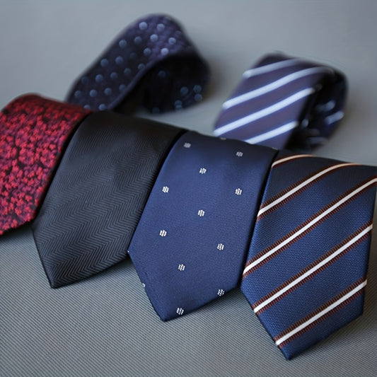 Men's Formal Striped Tie For Groom Wedding