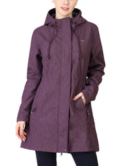 Women's Softshell Fleece Lined Hooded Jacket
