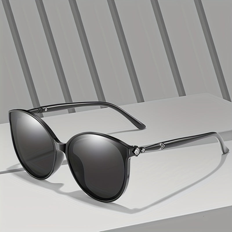Women's Rhinestone Cat Eye Driving Sunglasses UV400