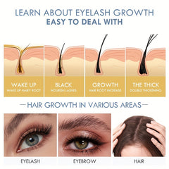 3-in-1 Nourishing Eyelash Serum - Long Thick and Nourishing Lashes for Hair