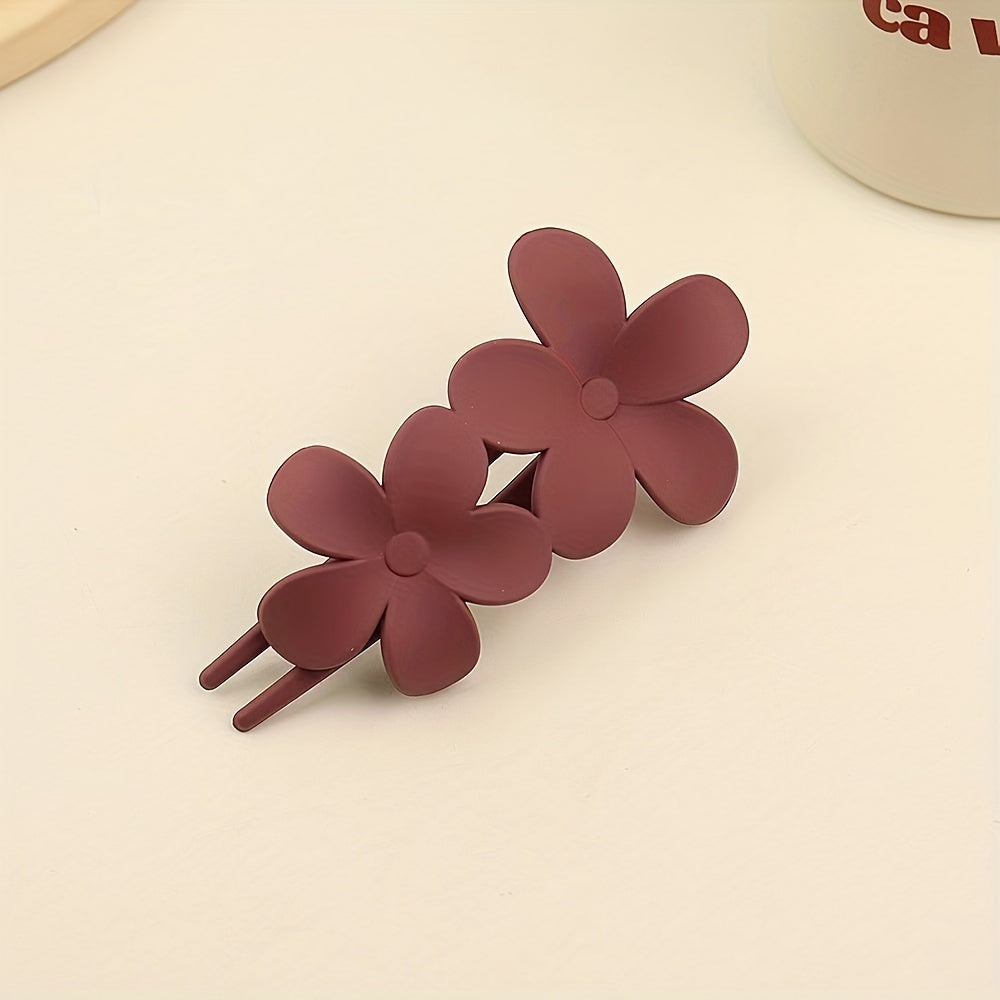 Frosted Butterfly Hair Clip Duck Billed Solid Hair Clip