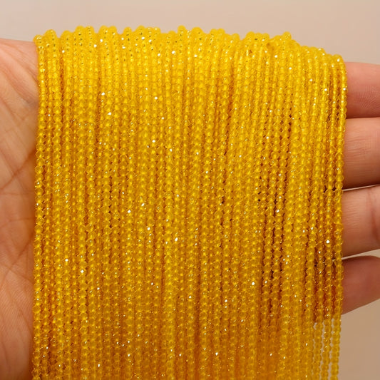 Natural Semi Precious Stone Yellow Spinel Bead 10mm Length