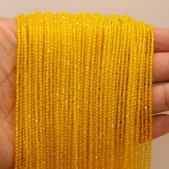 Natural Semi Precious Stone Yellow Spinel Bead 10mm Length