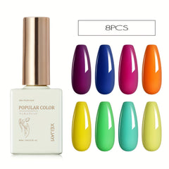 Candy Gel Nail Polish Bright Gel Polish Long Lasting Gel Varnish