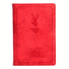 A5 Soft Leather Deer Head Notebook