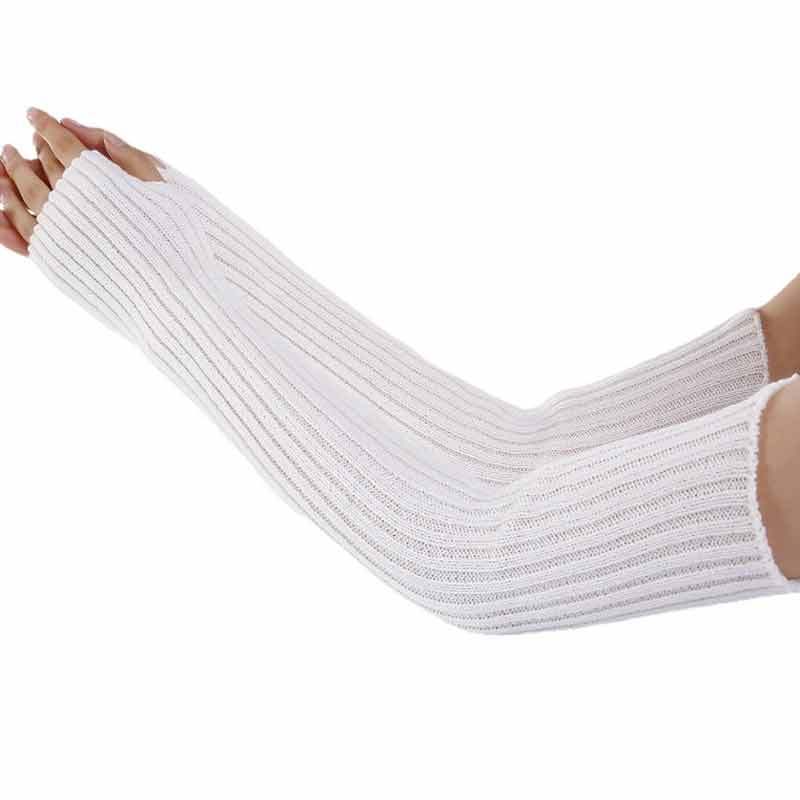 Knitted Wool Half-finger Fingerless Pile Gloves